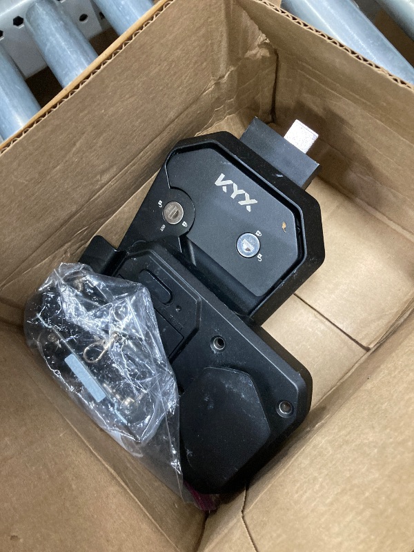 Photo 1 of KYX Upgraded RV Door Lock Replacement Keyless Entry Keypad, with Bluetooth APP and Remote Control Thumbprint Password, Durable RV Door Lock for Various Types of RVs