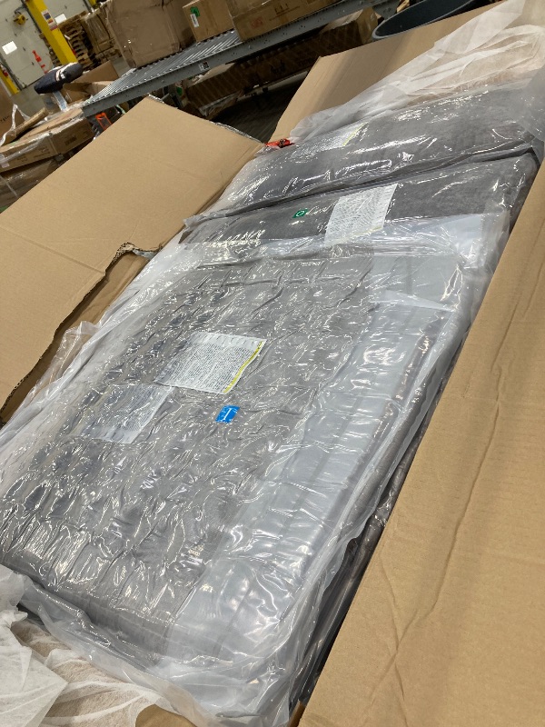 Photo 1 of ***Partial Set*** Furmax 3 Seats L-Shaped Sectional Sofa with Movable Ottoman for Living Room, Fabric Convertible Modular Couch, Gray