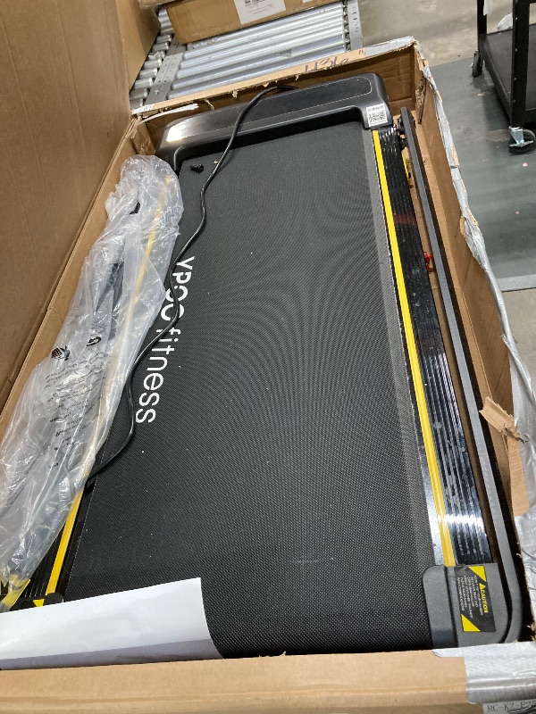 Photo 1 of YPOO Foldable Treadmill with Incline, Walking Pad with Handle Bar 3 Level Incline, Portable Folding Treadmills for Home/Office 300 Lbs Capacity, Quiet Desk Treadmill with Remote Control & APP