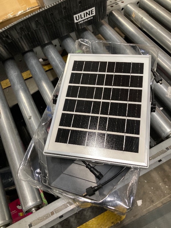 Photo 1 of **MISSING REMOTE/NO BOX***Deogos Solar Pendant Lights, Dual Head Solar Shed Lights with Motion Sensor for Outdoor,180 LED Solar Indoor Lights with Remote Control for Barn Gazebo Garage Garden Home