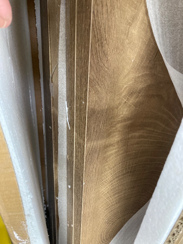 Photo 1 of ***TABLE ONLY***LITTLE TREE 63-Inch Rectangle Dining Table for 4-6 People, Farmhouse Thick Appearance Design, Rectangular Kitchen Dinner Table for Home, Rustic Yellowish Brown JUST THE TABLE***63-inch table ******TABLE ONLY***