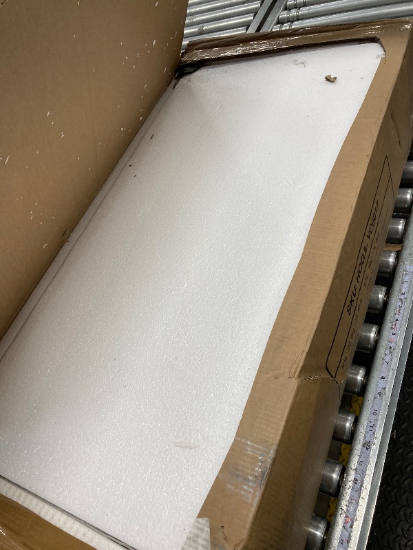 Photo 1 of ***TABLE ONLY***LITTLE TREE 63-Inch Rectangle Dining Table for 4-6 People, Farmhouse Thick Appearance Design, Rectangular Kitchen Dinner Table for Home, Rustic Yellowish Brown JUST THE TABLE***63-inch table ******TABLE ONLY***