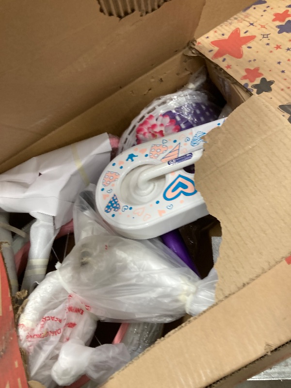 Photo 1 of JOYSTAR Angel Girls Bike 14 Inch Kids Bike With Training Wheels for 3-5 Years Old Girls,Toddler Bicycle,Purple