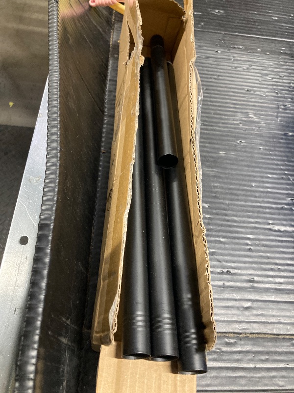 Photo 1 of ***END PIECES ARE MISSING***CorkLatta Black Shower Curtain Rod 31 to 80 Inch,1 Inch Diameter Adjustable Spring Tension Stainless Steel Telescoping Rod,Easy Install,No Rust***END PIECES ARE MISSING***