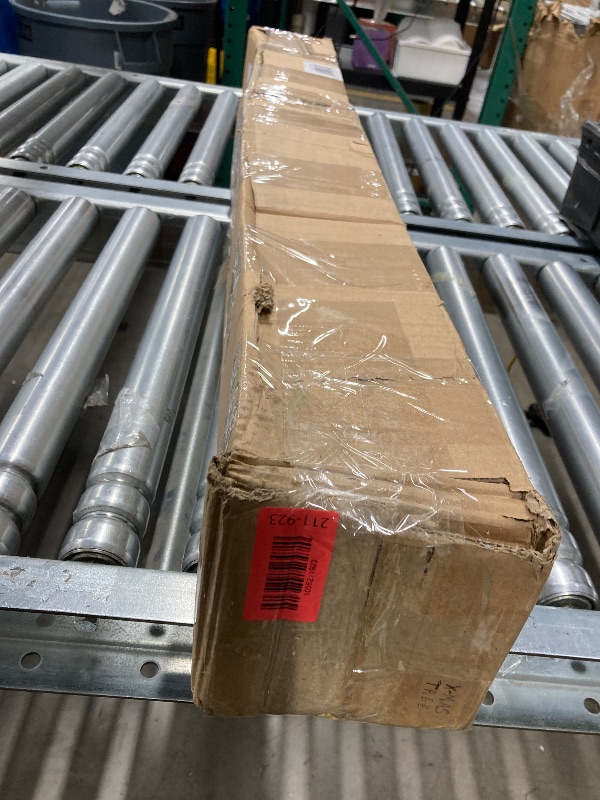 Photo 1 of ***BATTERY OPERATED***Nearly Natural 4ft. Flat Back Wall Hanging Artificial Christmas Tree with 50 Clear LED Lights***BATTERY OPERATED***