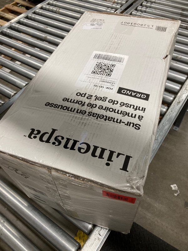 Photo 1 of LINENSPA Memory Foam Mattress Topper - 2 Inch Gel Infused Memory Foam - Plush Feel - Cooling and Pressure Relieving - CertiPUR Certified - Dorm Room Essentials - Queen Size