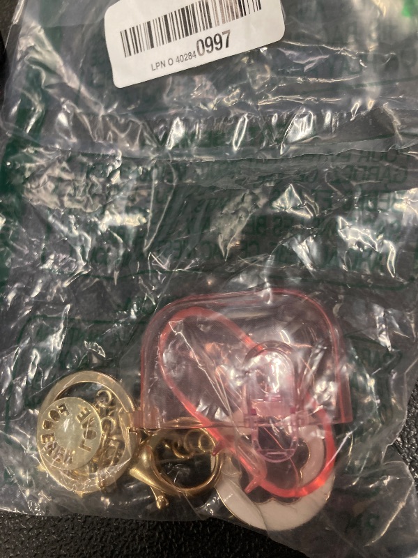 Photo 1 of (with Safety Lock) Clear Case Compatible with Cute Apple Airpods 4 Cases 2024 Women, VISOOM Soft TPU Transparency Air pods 4 Gen Cases iPods 4 Earbuds Case Girl Bling Keychain for Airpod iPod 4th Gen