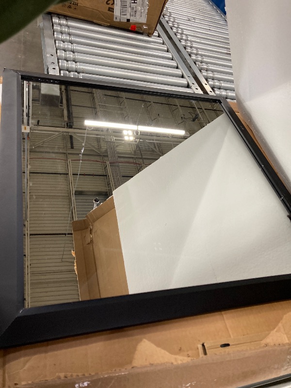 Photo 1 of ***PLZ NOTE DAMAGE ON FRAME OF MIRROR***Bathroom Mirror for Over Sink 40x 38 inch***PLZ NOTE DAMAGE ON FRAME OF MIRROR***