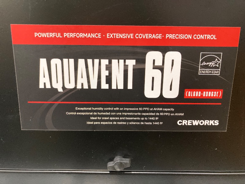 Photo 1 of CRAWL SPACE DEHUMIDIFIER