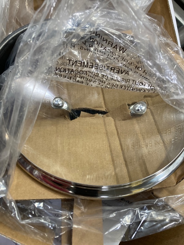 Photo 1 of ***INSIDE POT HAS MULTIPLE SCRATCHES***Cuisinart 6193-20 Chef's Classic Non-Stick 3-Quart Nonstick-Hard-Anodized, Saucepan w/Cover***INSIDE POT HAS MULTIPLE SCRATCHES***