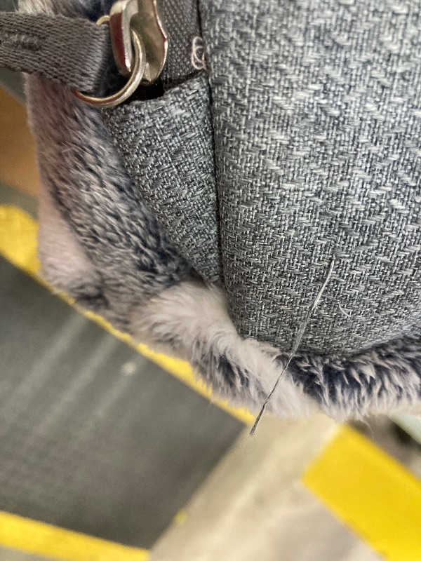 Photo 1 of ***SOME LONG THREADS ON BACK***VANKEAN Reversible Cool and Warm Dog Bed Mat for Crates - Stylish Pad With Waterproof Inner Linings and Removable Machine Washable Cover, Firm Support for Small to XX-Large Dogs, Grey***SOME LONG THREADS ON BACK***