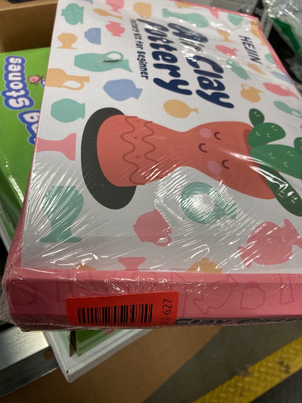 Photo 1 of ***FACTORY SEALED***Air Dry Clay Kit for Adults, 3.3Lbs + 30PCS Pottery Craft Kit for Beginners, Sculpting Tools Set & Step-by-Step Guide, 12 Paints, Paintbrush, Varnish, and more - Crafts for Adults for Birthdays Gift***FACTORY SEALED***