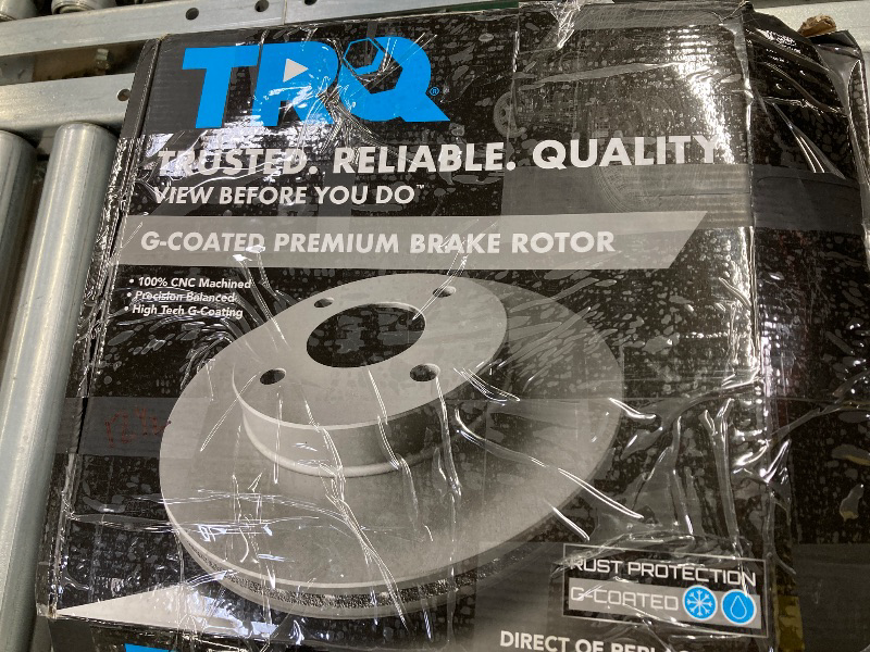 Photo 1 of TRQ  Rotor Set Ceramic G Coated Vented Rotors *** 12.5" ACROSS***
