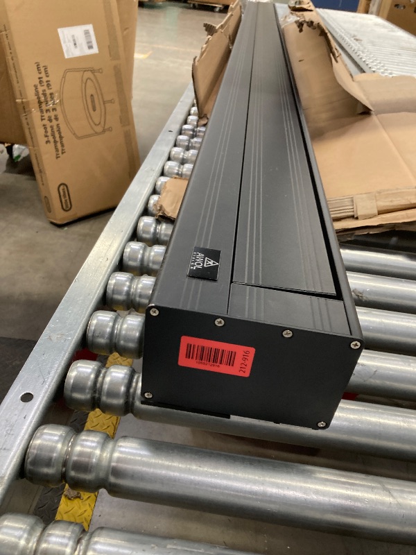 Photo 1 of ***PLUG IS MISSING***AWOL VISION 112" Motorized ALR Floor Rising Projector Screen for Ultra Short Throw Projector, Floor Stand Screen for Home Theater, 4K/8K Ultra HD, Active 3D, 95% Ambient Light Rejecting-***PLUG IS MISSING***