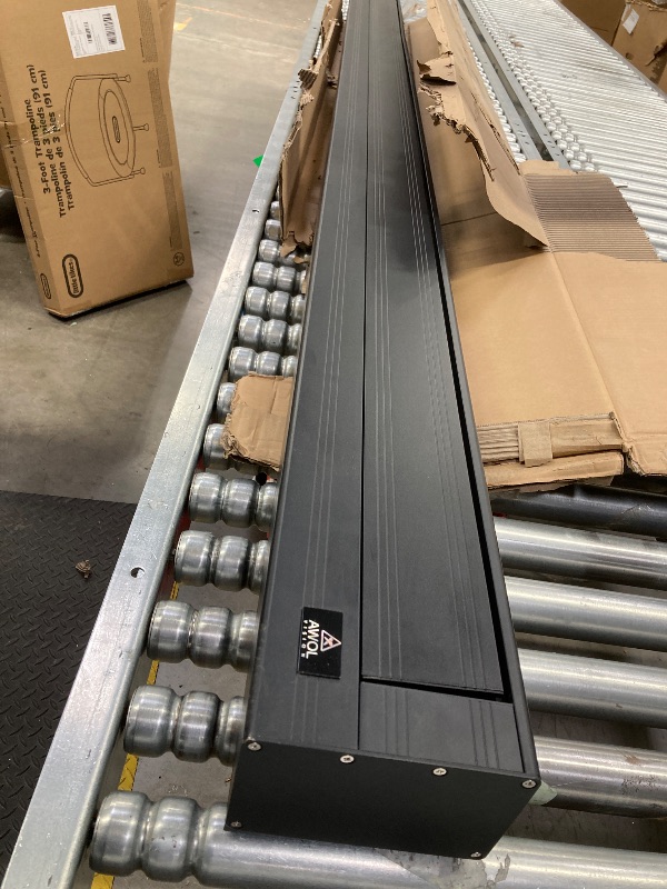 Photo 1 of ***PLUG IS MISSING***AWOL VISION 112" Motorized ALR Floor Rising Projector Screen for Ultra Short Throw Projector, Floor Stand Screen for Home Theater, 4K/8K Ultra HD, Active 3D, 95% Ambient Light Rejecting-***PLUG IS MISSING***