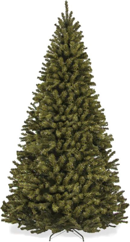 Photo 1 of ***LIGHTS DO NOT WORK***NATIONAL TREE COMPANY 4.5 FT PRE-LIT NORTH VALLEY SPRUCE ARTIFICIAL CHRISTMAS TREE, 200 CLEAR LIGHTS, 398 TIPS, INCLUDES STAND, GREEN***LIGHTS DO NOT WORK***