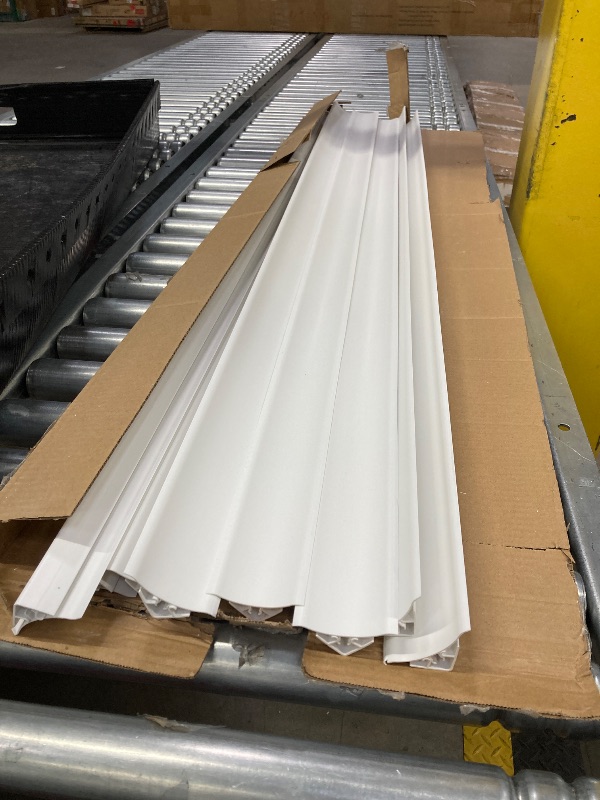 Photo 1 of ***10 PIECES, COUNT VERIFIED***Ceiling **PLASTIC** Crown Molding Trim, 10 Pack High Impact Polystyrene Decorative Ceiling Moulding, 47 Ft Total Length (56.7x2.4in,W***10 PIECES, COUNT VERIFIED***
