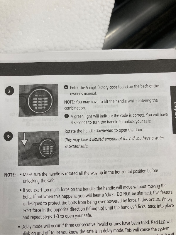 Photo 1 of ***NO KEY***SentrySafe Waterproof and Fireproof Alloy Steel Digital Safe Box for Home with Code Button Keypad, 1.23 Cubic Feet, 17.8 x 16.3 x 19.3 Inches (exterior), SFW123GDC***NO KEY***