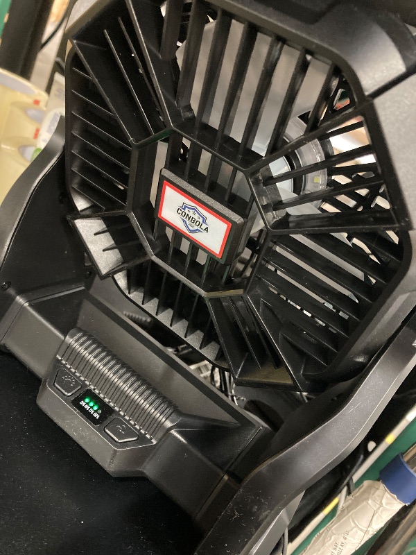 Photo 1 of **HAS SMALL CRACK ON BACK -SEE PIC**Portable Fan Rechargeable, 20400mAh Cordless Battery Powered Fan with LED Lantern, USB C Battery Operated for Travel Bedroom Home Camping Tent Office Beach Desk Fishing Outdoor