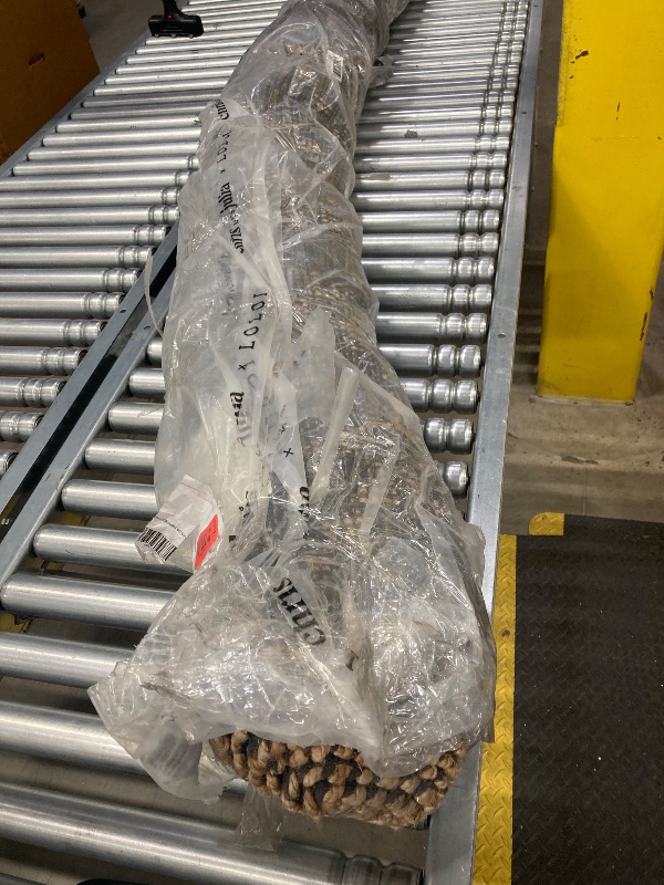 Photo 1 of Loloi Chris Loves Julia Judy Collection JUD-05 Natural/Graphite 8'-6" x 11'-6" Area Rug