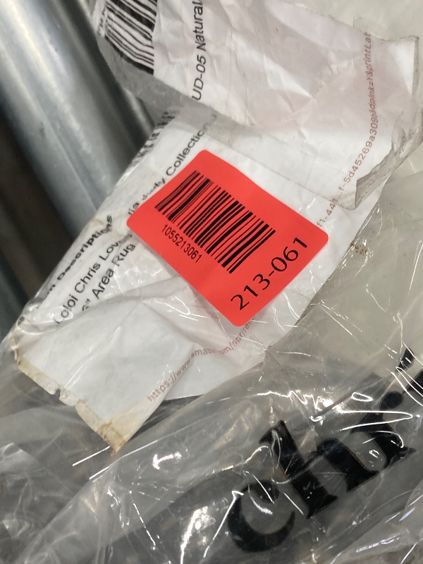 Photo 1 of Loloi Chris Loves Julia Judy Collection JUD-05 Natural/Graphite 8'-6" x 11'-6" Area Rug