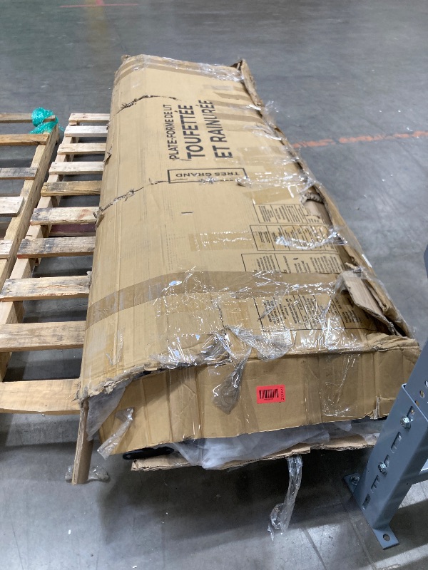 Photo 1 of ***WHATEVER PARTS YOU SEE ARE THE ONLY PARTS INCLUDED***KING SIZE TUFTED BED***WHATEVER PARTS YOU SEE ARE THE ONLY PARTS INCLUDED***
