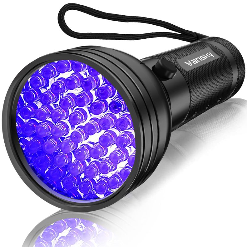 Photo 1 of ***NEEDS AA BATTERIES***Vansky UV Flashlight Black Light, 51 LED Blacklight Pet Urine Detector for Dog/Cat Urine, Dry Stains, Bed Bug, Resin Curing, Scorpions Finder***NEEDS AA BATTERIES***
