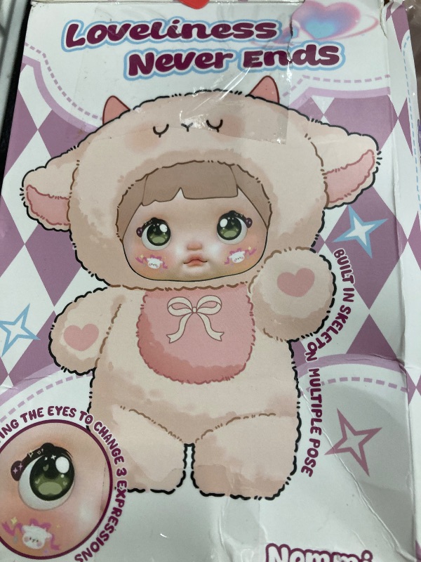 Photo 1 of ***FACTORY SEALED INTERIOR BAG***Blind Box Loveliness Never Ends Series Plush - 3 Expressions Adorable Mystery Plush Toys for Collectors - 7.1IN Random Surprise Doll with Unique Designs, 1PCS (1 of 7 Possible Styles)***FACTORY SEALED INTERIOR BAG***