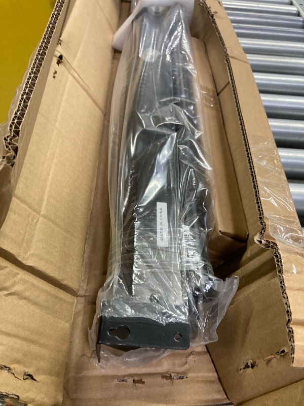 Photo 1 of ***1 END METAL BRACKET MANGLED AS PICTURED***120 Inch Projector Screen Motorized 4:3 HD Electric Rising Projector Screen Pull Down with Remote, Black Automatic Projection Screens Retractable Wall Mount Ceiling Movie Screens Outdoor Indoor***1 END METAL BR