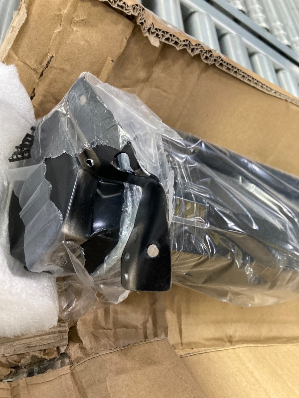 Photo 1 of ***1 END METAL BRACKET MANGLED AS PICTURED***120 Inch Projector Screen Motorized 4:3 HD Electric Rising Projector Screen Pull Down with Remote, Black Automatic Projection Screens Retractable Wall Mount Ceiling Movie Screens Outdoor Indoor***1 END METAL BR