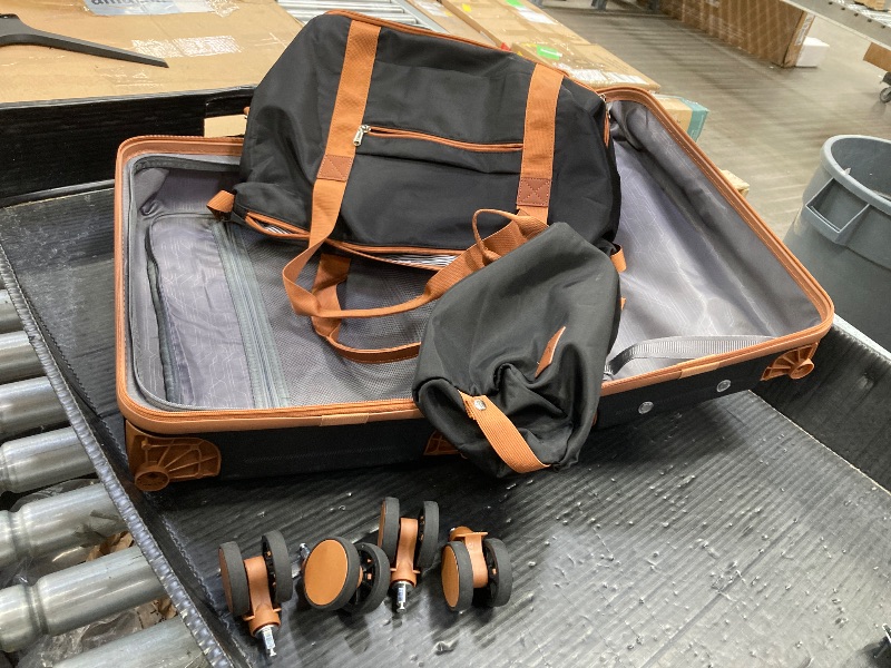 Photo 1 of  Carry on Luggage 20 in Carry-on Suitcase with Spinner Wheels?Hardside 3PCS Set with TSA Lock