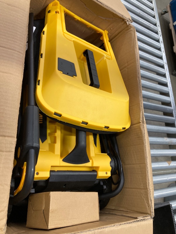 Photo 1 of ***FRONT WHEEL IS BROKEN***ZEGJAW Lawn Mower Cordless,13-Inch Electric Lawn Mower with 4.0Ah Battery and Charger, 2-in-1 Electric Mower with 5-Position Height Adjustment***FRONT WHEEL IS BROKEN***