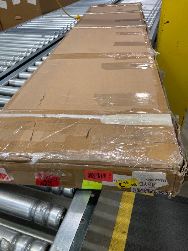 Photo 1 of ***HARDWARE MISSING***Bifold Doors for 28" x 80" Opening, 3-lite Tempered Frosted Glass Closet Folding Doors with Hardware kit Included, Easy Assembly, White***HARDWARE MISSING***