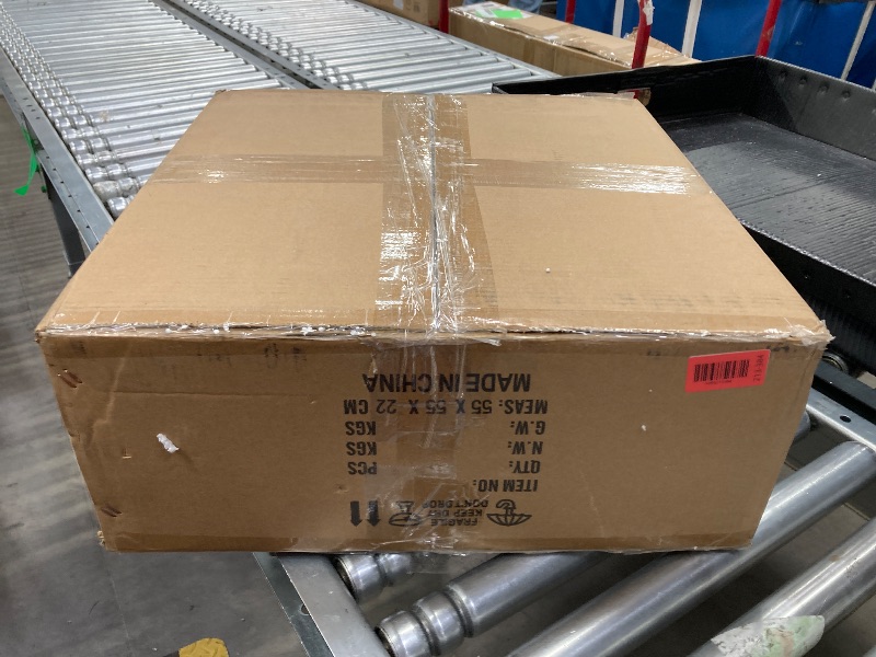 Photo 1 of ***MISSING REMOTE***VUDANZYER Boho Wood Beads Ceiling Fan with Light and Remote, 19" Bohemian Caged Flush Mount Ceiling Fan Light with 6 Speeds for Bedroom Kitchen Living Room***MISSING REMOTE***