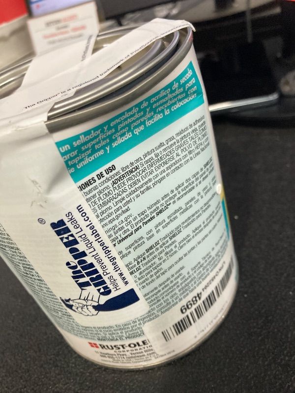 Photo 1 of ***CAN IS DAMAGED***31 FL OZ Zinsser 2104 Clear Shieldz Water-Based Acrylic Wallpaper Primer***CAN IS DAMAGED***