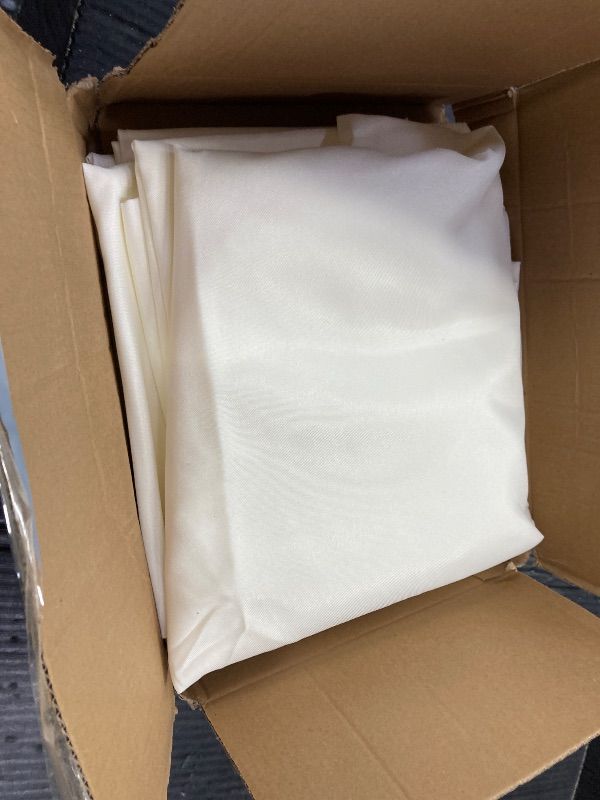 Photo 1 of ***OFF WHITE***OVAL TABLECLOTH 72" X 70" ***6 PACK******OFF WHITE***