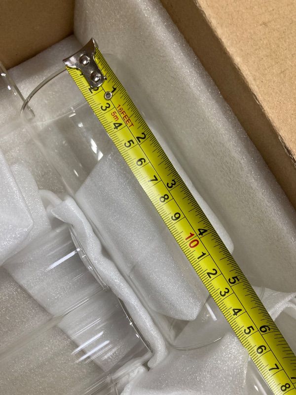 Photo 1 of 10 GLASS VASES OF VARIOUS SIZES. ALL ARE SMALL