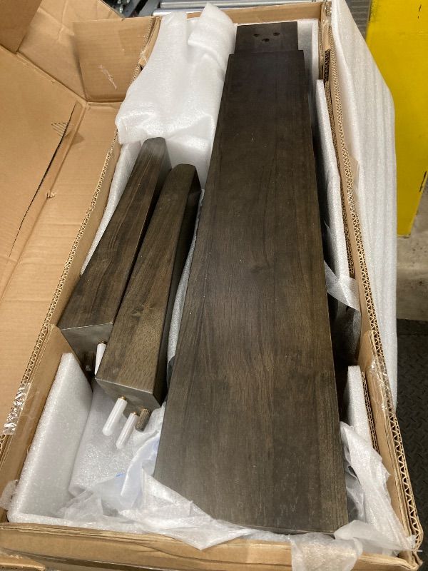 Photo 1 of ***BASE ONLY**NO TABLE TOP*** Pedestal Table BASE with - 36" High - Dining Height in Hickory/Washed Coal ***BASE ONLY**NO TABLE TOP***