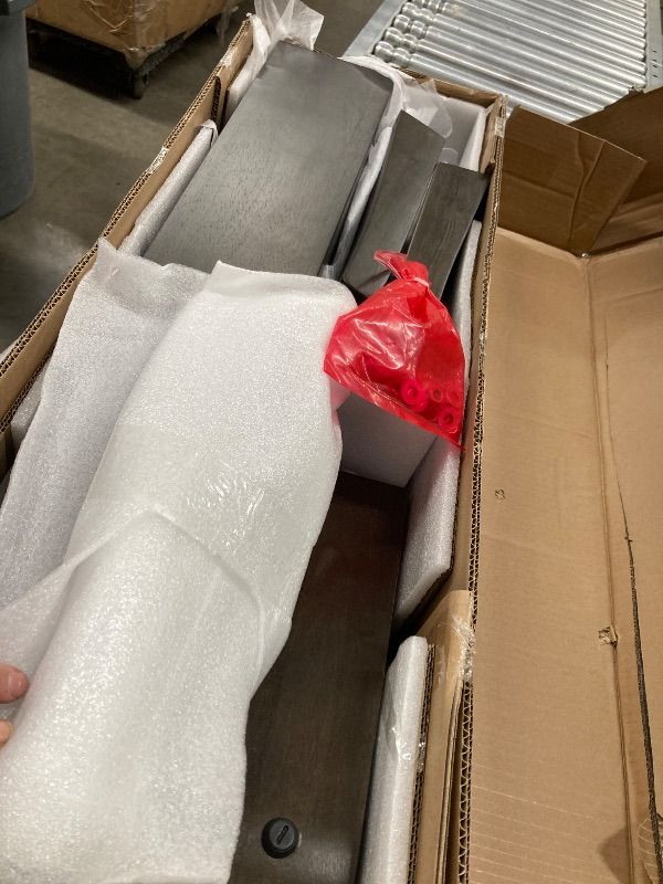 Photo 1 of ***BASE ONLY**NO TABLE TOP*** Pedestal Table BASE with - 36" High - Dining Height in Hickory/Washed Coal ***BASE ONLY**NO TABLE TOP***