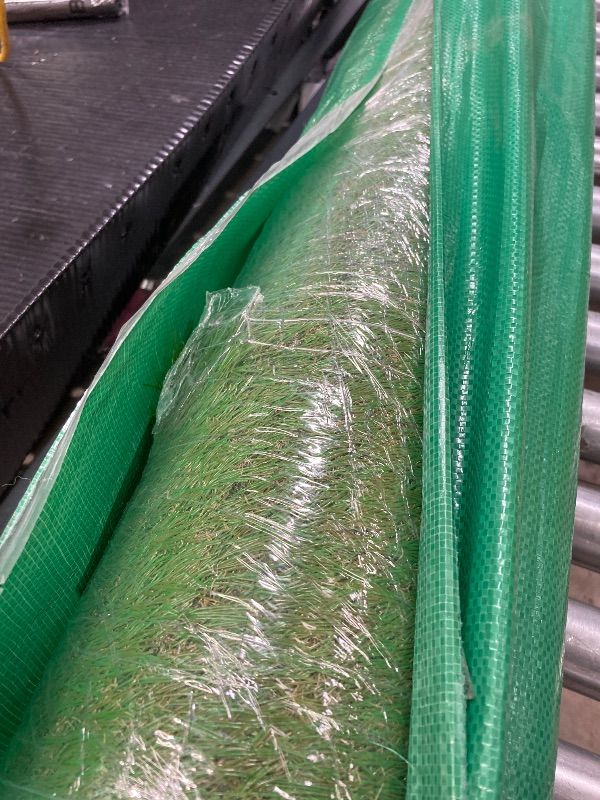 Photo 1 of ***PLASTIC GRASS***SHNOSU Artificial Grass Turf Rug 7FTX15FT Indoor Outdoor, 1.38" Pile Height Realistic Fake Grass with Drain Holes Astro Turf for Patio Garden Lawn Landscape Balcony***PLASTIC GRASS***