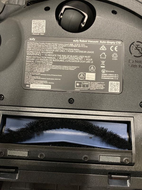 Photo 1 of ***WHAT YOU SEE IS EVERYTHING INCLUDED*NOTHING ELSE*** Robot Vacuum 11S MAX, Super Thin, Powerful Suction, Quiet, Self-Charging Robotic Vacuum Cleaner, Cleans Hard Floors to Medium-Pile Carpets, Black***WHAT YOU SEE IS EVERYTHING INCLUDED*NOTHING ELSE***
