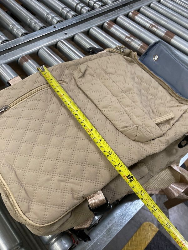 Photo 1 of ***VACCUM DEVICE IS MISSING***WONHOX Travel Vacuum Storage Backpack with Air Pump Vacuum Seal Compression Space Saver Bags Clothing Vacpack 18x14x8 inches Travel Bag Carry on Personal item Laptop Work Backpacks Women Men Khaki***VACCUM DEVICE IS MISSING**