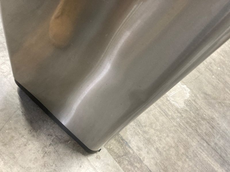 Photo 1 of ***BATTERY COVER MISSING*SMALL DENT***SENSOR TRASH CAN WITH SLIDING LID 28" HIGH X 14" WIDE***BATTERY COVER MISSING***SMALL DENT***