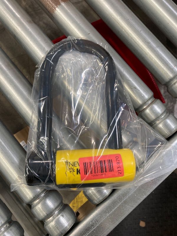 Photo 1 of **NO KEY**Kryptonite New York Fahgettaboutit Mini Bike U-Lock, Heavy Duty Anti-Theft Bicycle U Lock, 18mm Shackle with Keys, Ultimate Security Lock for Bicycles E-Bikes Scooters