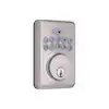 Photo 1 of **PARTS ONLY/NO KEYS**Defiant
Radius Satin Nickel Single Cylinder Keypad Deadbolt Lock