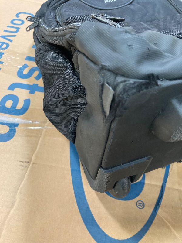 Photo 1 of **DAMAGED-SEE PICS**MATEIN Rolling Backpack, 17 inch Water Resistant Wheeled Laptop Backpack, Carry on Luggage Business Bag, Overnight College Computer Bag Trolley Suitcase for Men Women Adults to Travel, Black