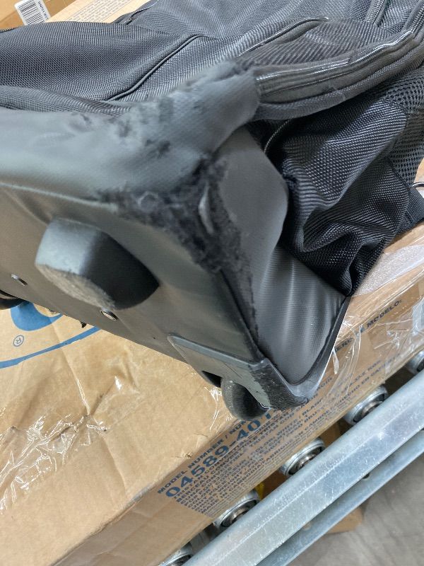 Photo 1 of **DAMAGED-SEE PICS**MATEIN Rolling Backpack, 17 inch Water Resistant Wheeled Laptop Backpack, Carry on Luggage Business Bag, Overnight College Computer Bag Trolley Suitcase for Men Women Adults to Travel, Black