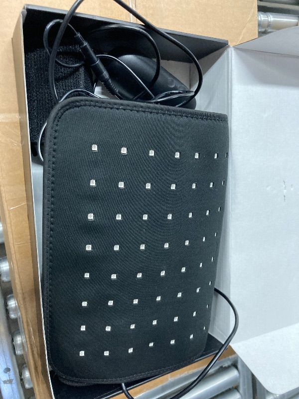 Photo 1 of **PARTS ONLY/ONLY HALF LIGHTS UP**Red Light Therapy Mat, 2in1 LEDs (660nm& 850nm) Red Light Therapy Blanket, Premium Material, Adjustable Timer & Intensity (210 LEDs) 15” x 33.4”