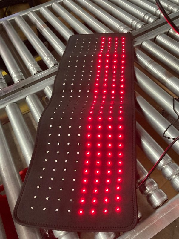 Photo 1 of **PARTS ONLY/ONLY HALF LIGHTS UP**Red Light Therapy Mat, 2in1 LEDs (660nm& 850nm) Red Light Therapy Blanket, Premium Material, Adjustable Timer & Intensity (210 LEDs) 15” x 33.4”