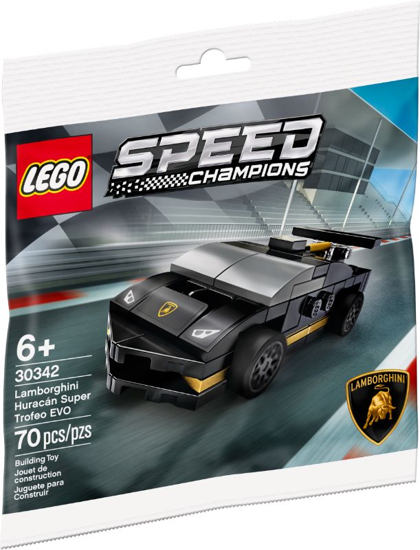 Photo 1 of **3 ITEMS/ALL SEALED***LEGO(R) CITY F1(R) Driver with McLaren Race Building Kit WITH LEGO Speed Champions McLaren Formula 1 Car 30683 AND LEGO Speed Champions Lamborghini Huracán Super Trofeo EVO 30342